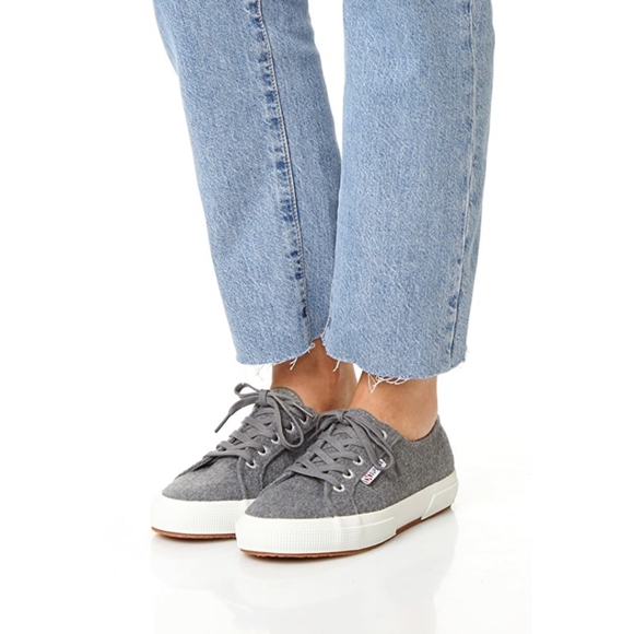 Superga Shoes | Gray 2750 Wool Sneakers 